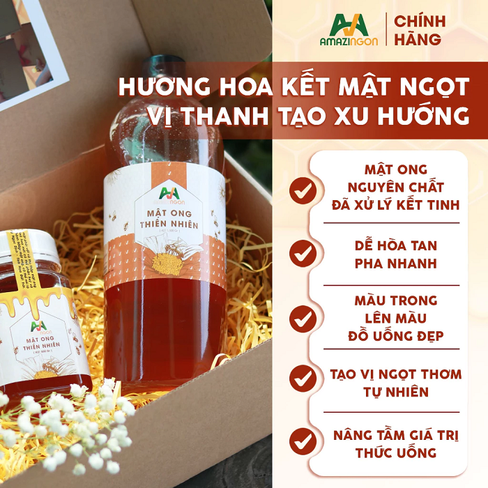 Mật Ong Hoa Vải AMAZINGON có gì đặc biệt?