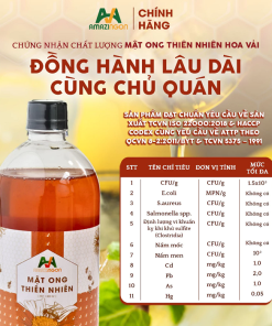 Tiêu chuẩn mật ong hoa vải AMAZINGON