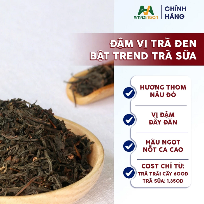 Đặc trưng nổi bật của trà đen nguyên lá