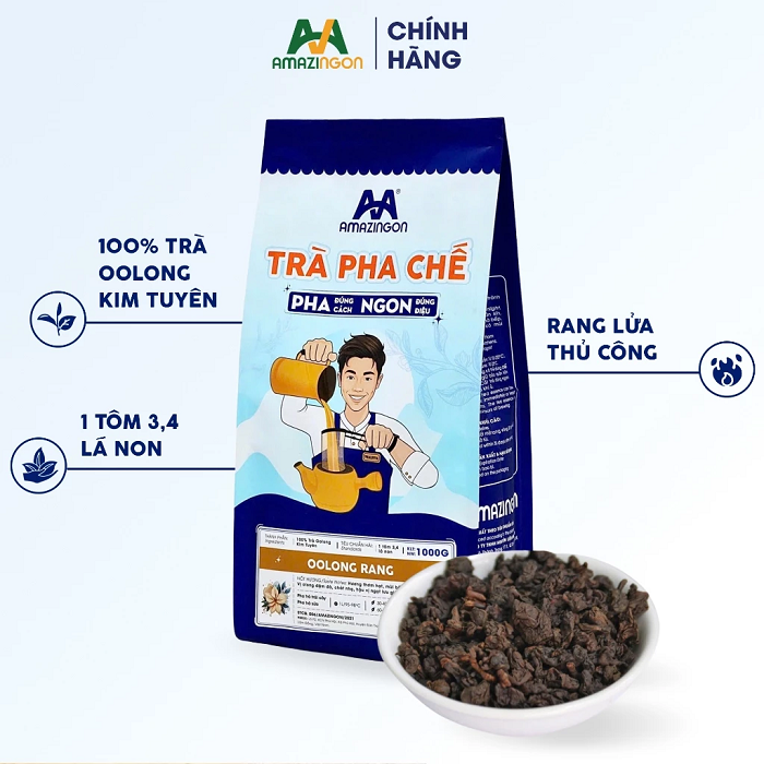 Đặc trưng của trà oolong rang AMAZINGON