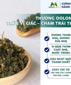 Đặc trưng nổi bật của trà Oolong Xanh Kim Tuyên AMAZINGON
