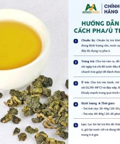 Công thức ủ trà Oolong Xanh Kim Tuyên chuẩn quán