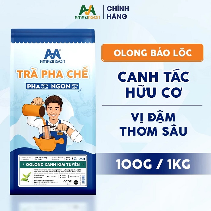Trà Oolong Xanh Kim Tuyên AMAZINGON