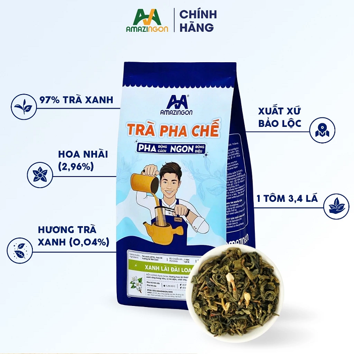 Đặc trưng nổi bật của trà xanh lài Đài Loan