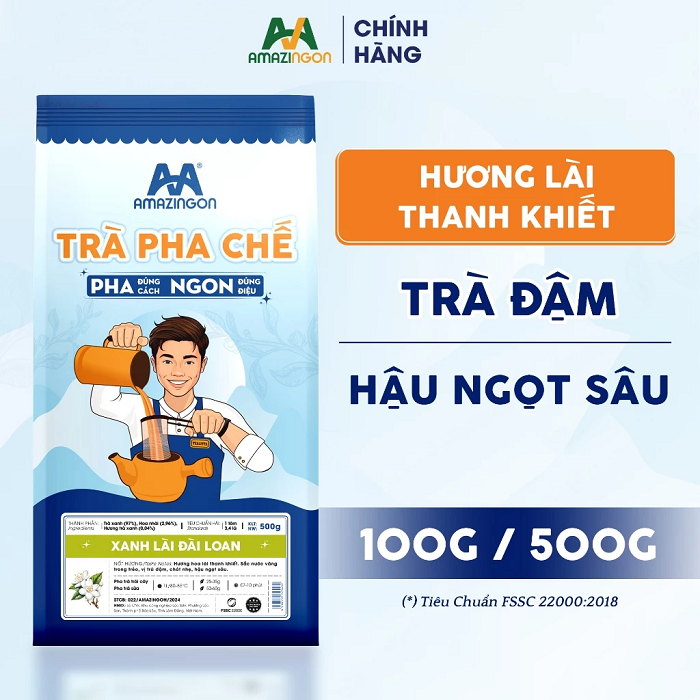 Trà Xanh Lài Đài Loan AMAZINGON