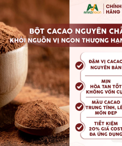 Vì sao quán cà phê và trà sữa nên chọn bột cacao AMAZINGON?