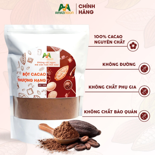 Vì sao quán cà phê và trà sữa nên chọn bột cacao AMAZINGON?