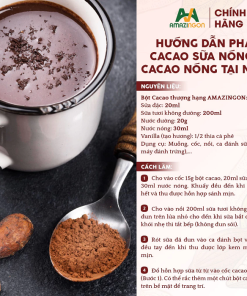 cách pha cacao nóng tại nhà