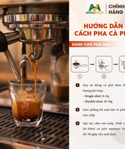 Hướng dẫn pha Espresso với AMAZINGON RO7