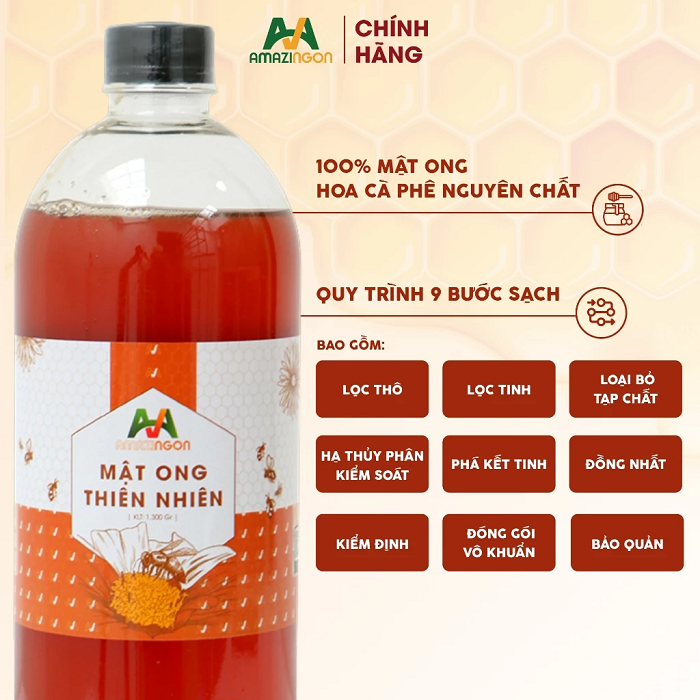 Điểm nổi bật của Mật Ong Hoa Cà Phê Premium AMAZINGON