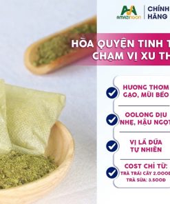 Vì sao chủ quán nên chọn trà oolong gạo rang AMAZINGON?