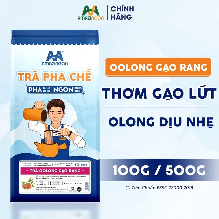 trà Oolong Gạo Rang AMAZINGON