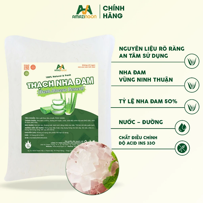 Thông tin sản phẩm thạch nha đam