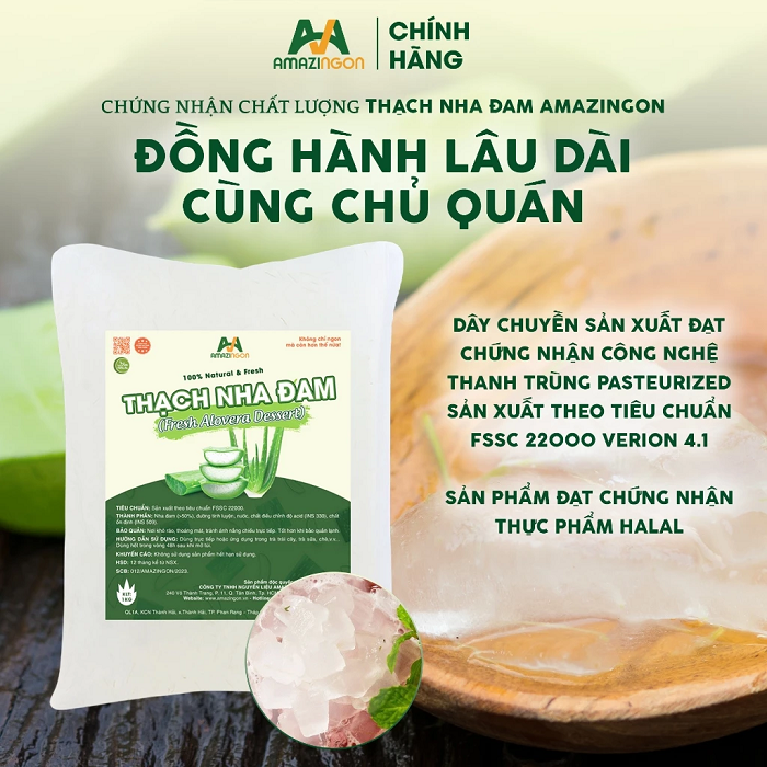 Tiêu chuẩn chất lượng thạch nha đam
