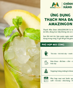 Ứng dụng thạch nha đam AMAZINGON