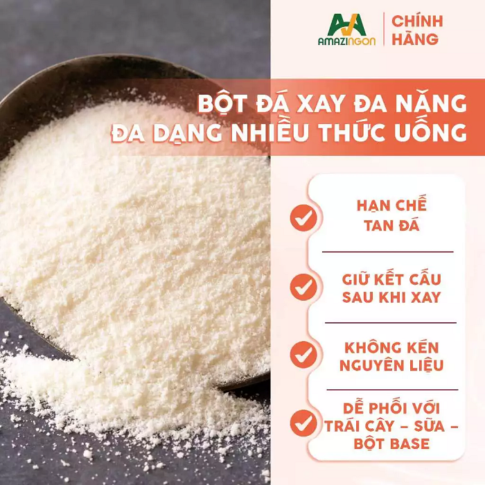 Tại sao quán của bạn cần Bột Đá Xay AMAZINGON?