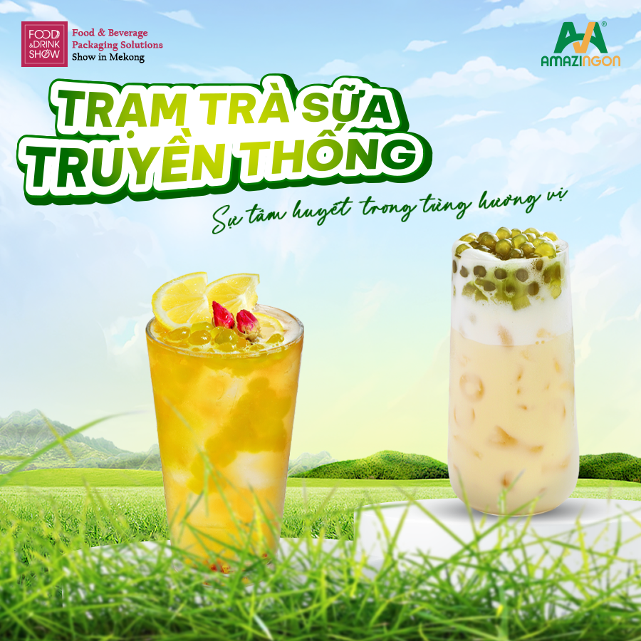 Giải pháp nguyên liệu pha chế trà sữa và trà trái cây chuyên dụng cho quán F&B 