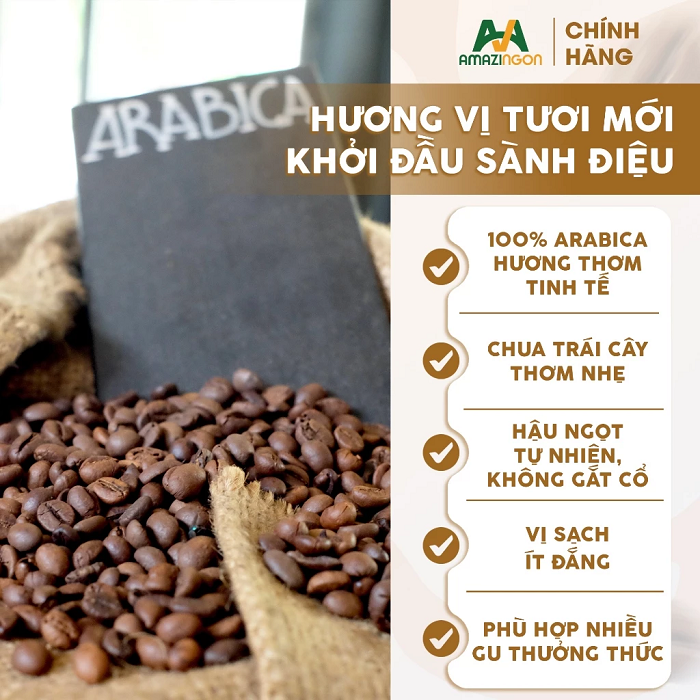 Vì sao Arabica A9 AMAZINGON được nhiều quán cà phê lựa chọn?