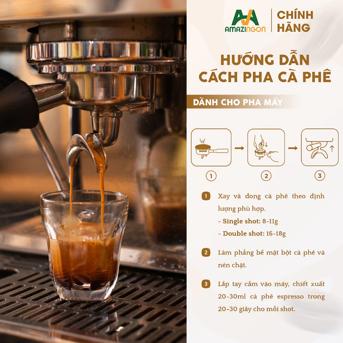 Cách pha Coffee A9 Arabica Cầu Đất