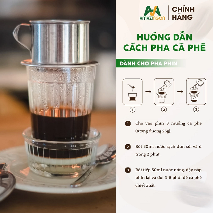 Hướng dẫn sử dụng cà phê phin