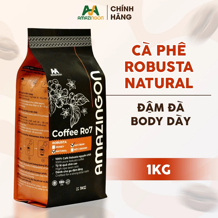 cà phê Robusta natural 100% RO7