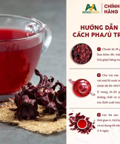 Cách ủ trà atiso đỏ (hibiscus) chuẩn quán