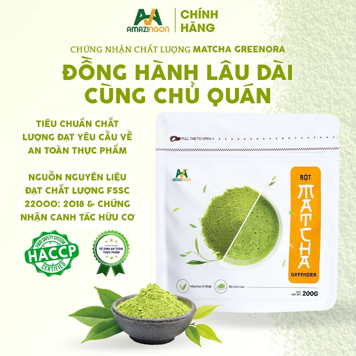 Matcha Greenora đạt các chứng nhận quan trọng