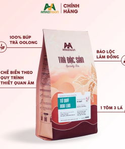 Trà Oolong Tứ Quý Hoa Lan hái tay 1 tôm 3 lá thơm ngon nguyên chất