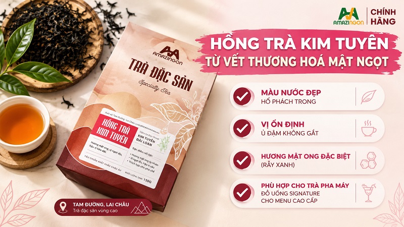 Đặc tính hồng trà kim tuyên