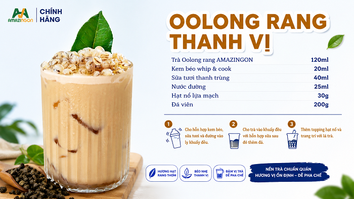 Cách pha trà Oolong rang thanh vị ngon