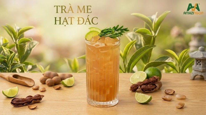 Trà me hạt đác món đồ uống được yêu thích trong những ngày nắng nóng