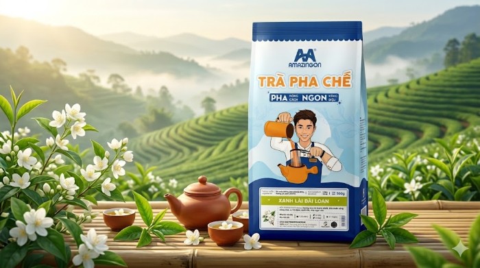 Trà xanh lài Đài Loan AMAZINGON