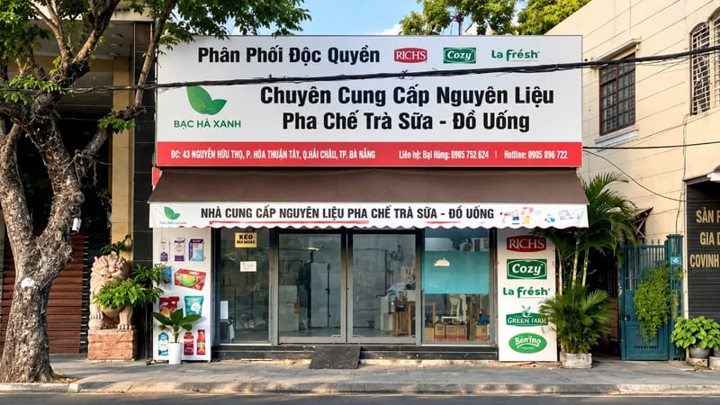 Bạc Hà Xanh - Địa chỉ cung cấp nguyên liệu pha chế Đà Nẵng nhập khẩu