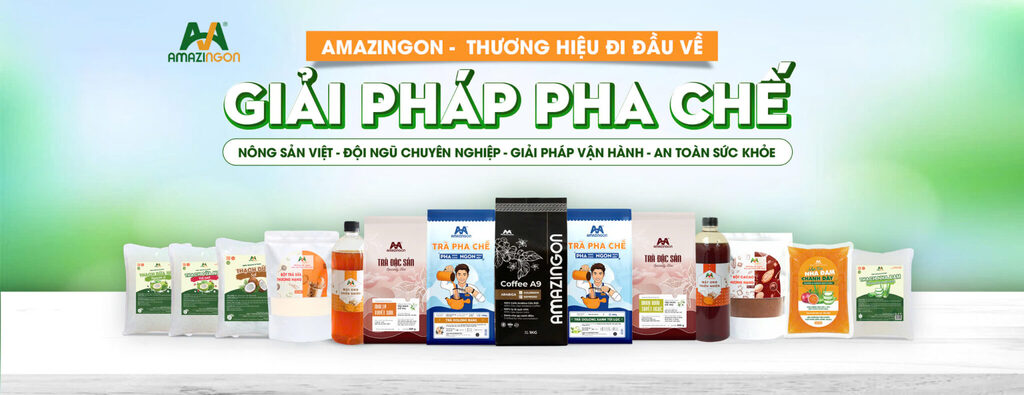 Danh mục sản phẩm chủ lực tại AMAZINGON – nguồn nguyên liệu pha chế giá sỉ TPHCM đa dạng, đầy đủ