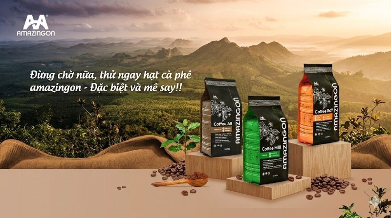 Amazingon cung cấp cà phê rang mộc từ nguồn Buôn Ma Thuột