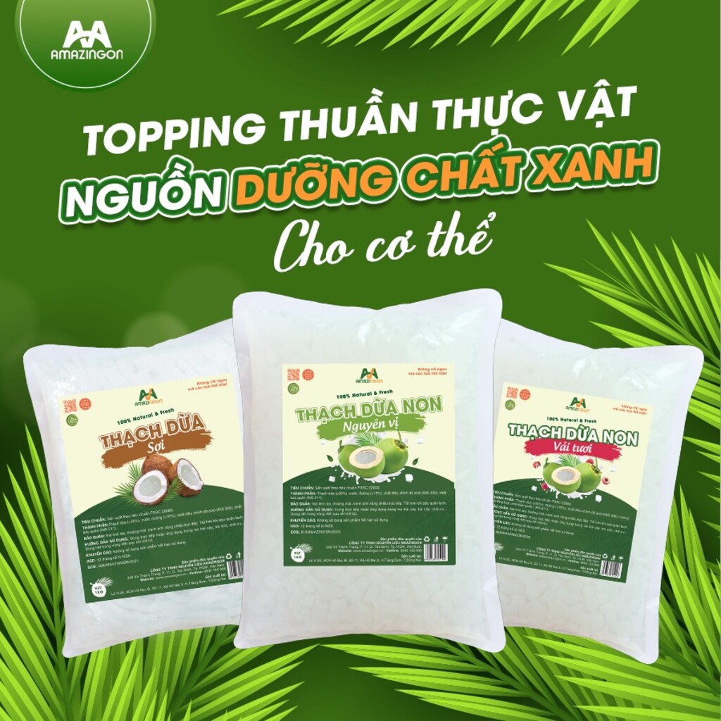 Topping, pudding & thạch – Điểm nhấn hấp dẫn từ nguyên liệu pha chế quận 4