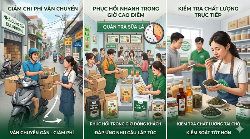 Lựa chọn mua nguyên liệu pha chế quận 9 mang lại nhiều lợi ích cho chủ quán
