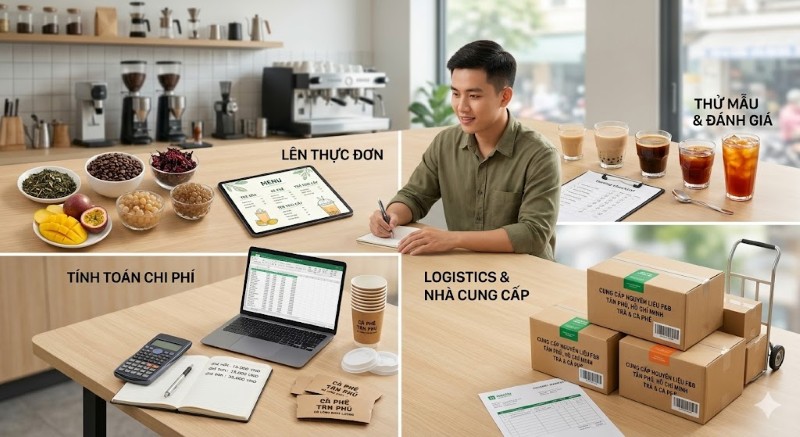 4 bước chọn nguyên liệu pha chế Tân Phú chất lượng cho người mới