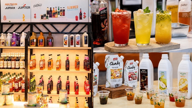 Các loại syrup và nguyên liệu pha chế đồ uống Các loại syrup và nguyên liệu pha chế đồ uống
