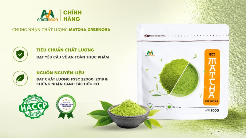 Matcha Greenora AMAZINGON - một lựa chọn tham khảo dành cho mẹ bầu