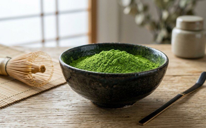 Bột Matcha ceremonial được sử dụng trong nghi lễ