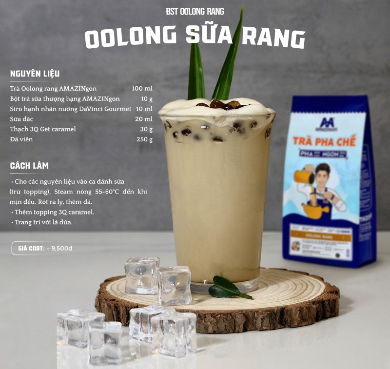 Công thức Oolong sữa rang từ AMAZINGON