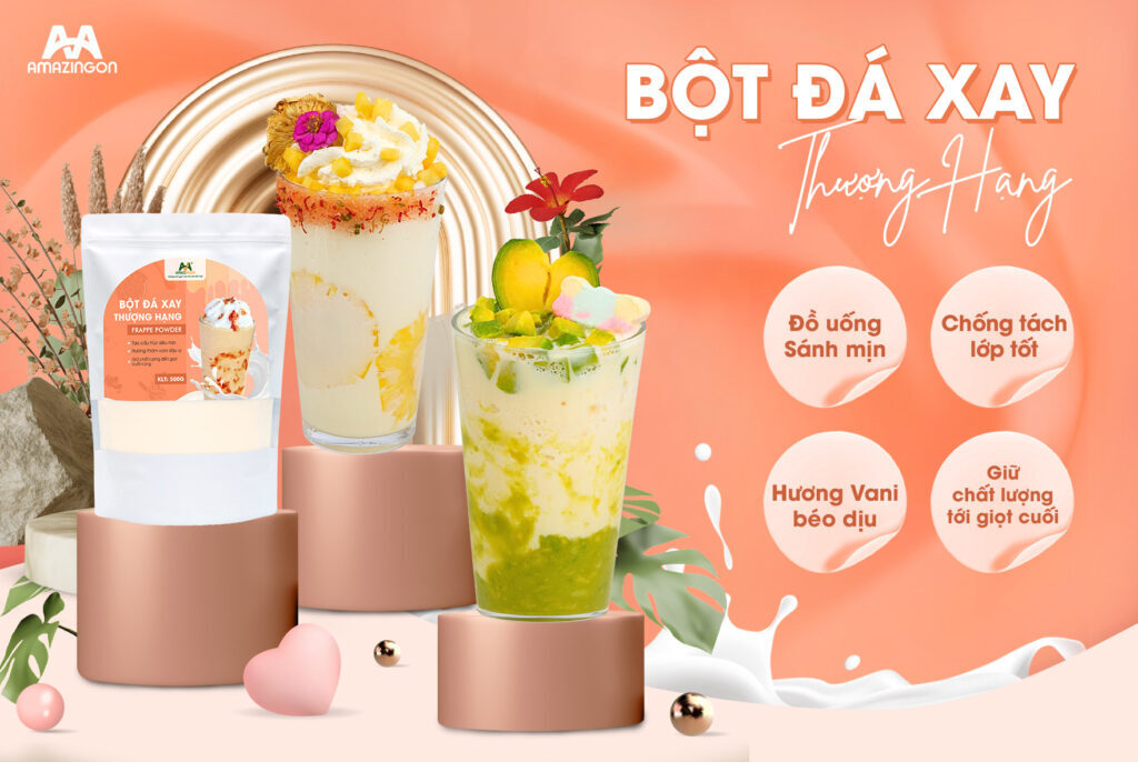Nguyên liệu pha chế Bà Rịa đa dạng với bột pha chế, trân châu và topping hot trend Nguyên liệu pha chế Bà Rịa đa dạng với bột pha chế, trân châu và topping hot trend