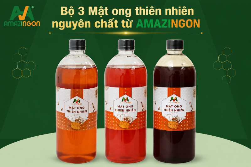 Mật ong thiên nhiên nguyên chất được cung cấp từ AMAZINGON Mật ong thiên nhiên nguyên chất được cung cấp từ AMAZINGON