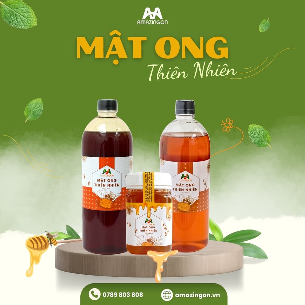 Mật ong AMAZINGON khai thác từ những vùng hoa nội địa chất lượng, giàu dinh dưỡng Mật ong AMAZINGON khai thác từ những vùng hoa nội địa chất lượng, giàu dinh dưỡng