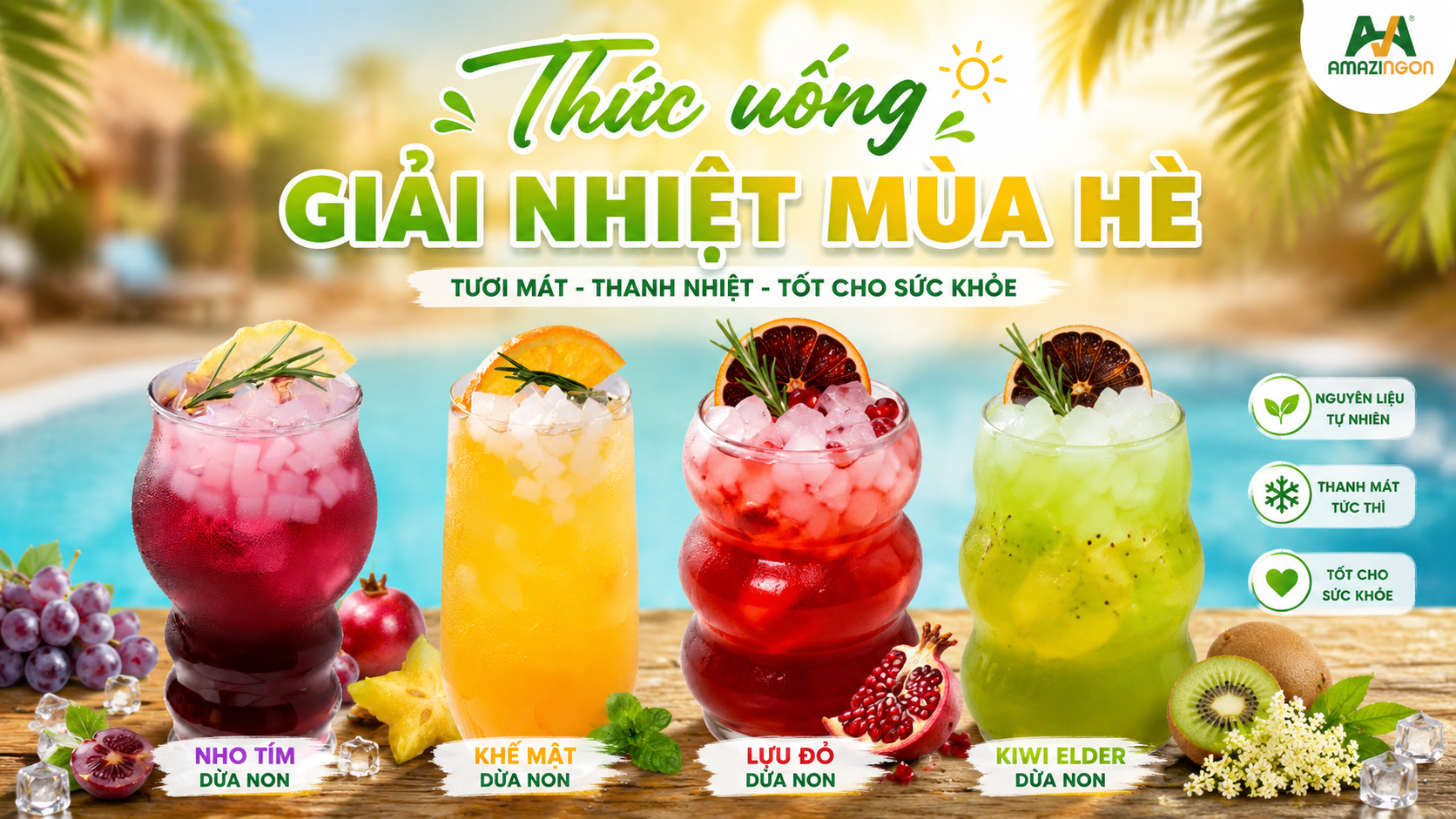 Thức uống giải nhiệt mùa hè