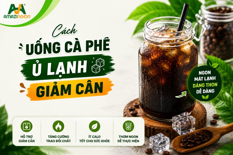 cách uống cà phê ủ lạnh giảm cân