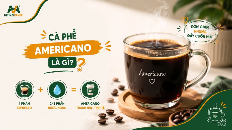 cafe americano là gì
