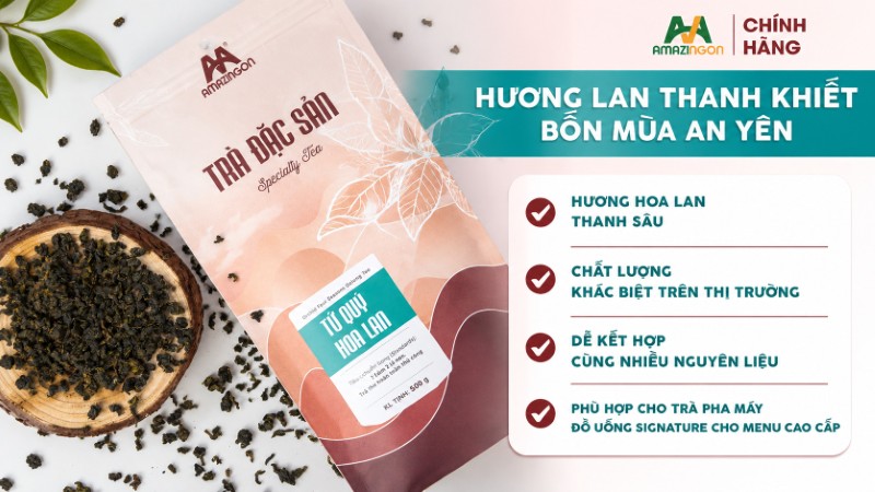 Trà Đặc Sản Tứ Quý Hoa Lan AMAZINGON