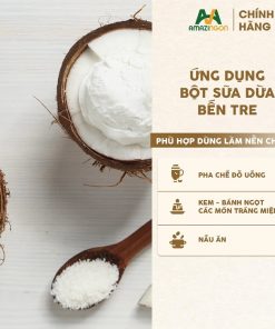 Ứng dụng của bột cốt dừa AMAZINGON trong pha chế